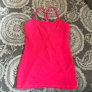 Lululemon tank - bright pink size 4